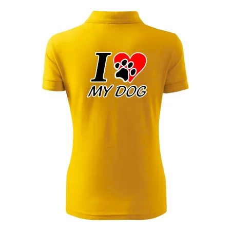 I love my dog - nápis