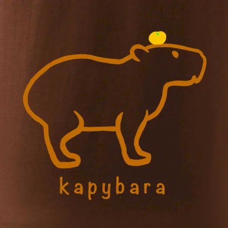 Kapybara hnědý obrys (Moňas)