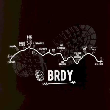 Profil kopců - Brdy