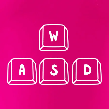 WASD klávesy - prso