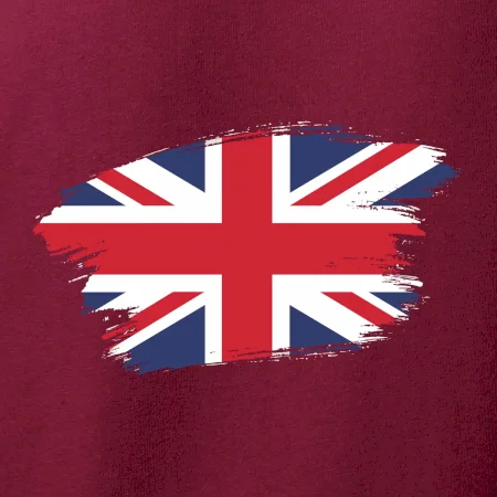 Britská vlajka roztrhaná