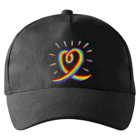 Srdce pride duha kreslená