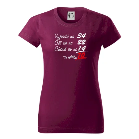 Vypadá, cítí se, chová se - 70 let