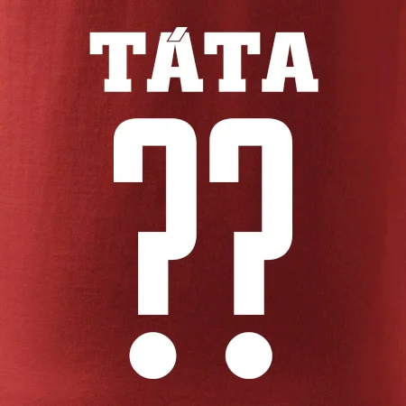 Táta - dres se jménem a číslem