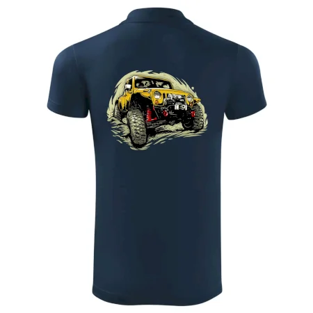 Žlutý offroad s navijákem