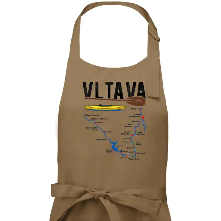 Mapa řeky Vltavy