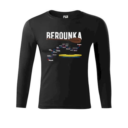 Mapa řeky Berounky