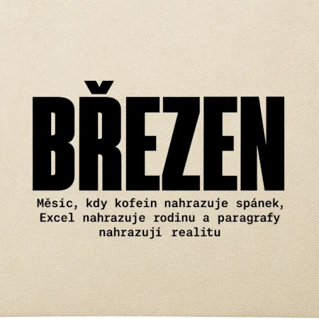 Březen kofein místo spánku