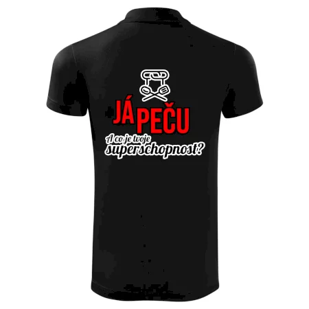 Já peču - tvoje superschopnost? rovný nápis