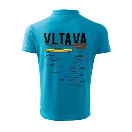 Mapa řeky Vltavy