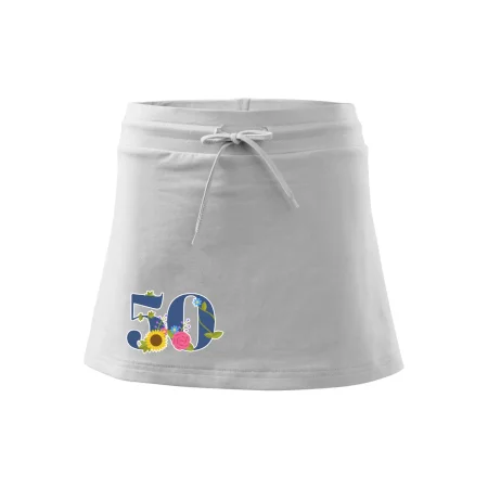Květinové číslo kreslené - 50
