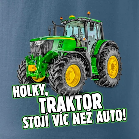 Holky, traktor stojí víc než auto
