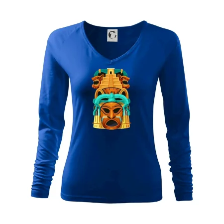 Mayové maska s pyramidou