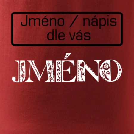 Folklor - jméno - nápis
