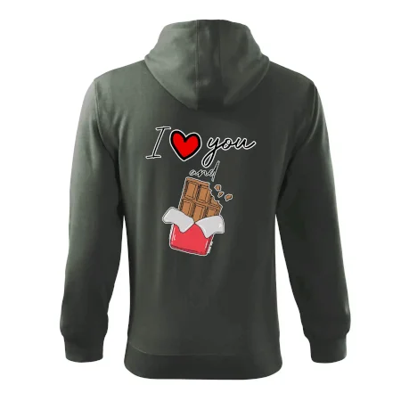 I love you and chocolate