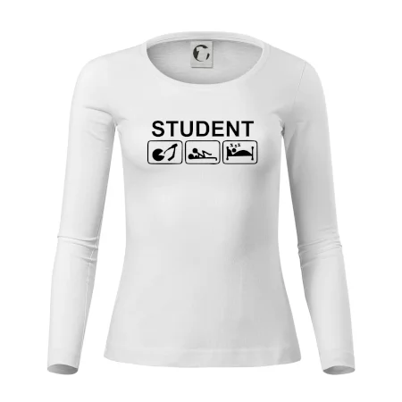 Pít užívat spát - student