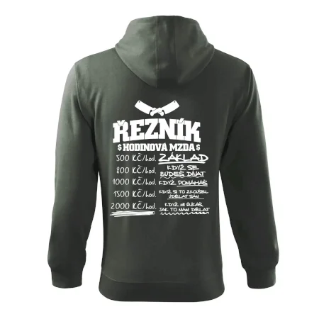 Hodinová mzda řezník