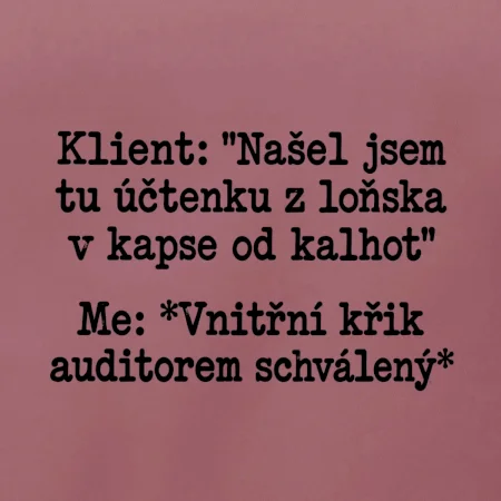 Klient a vnitřní auditorský křik