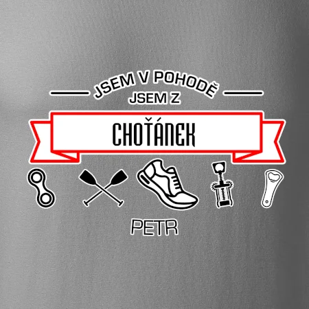Jsem v pohodě jsem z ... (vlastní název a jméno)