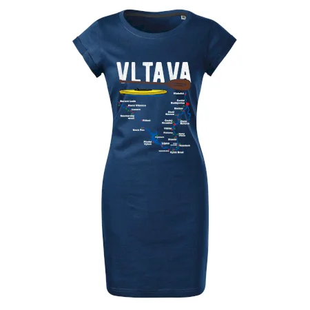 Mapa řeky Vltavy