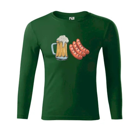 Pivo a klobása
