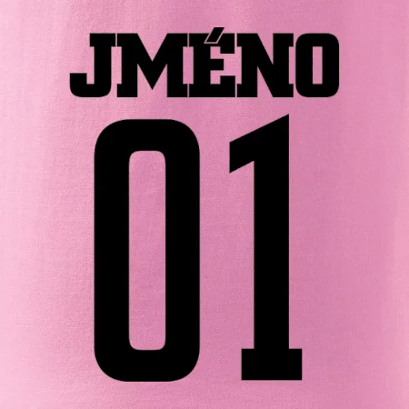 Florbalový  dres - vlastní jméno a číslo