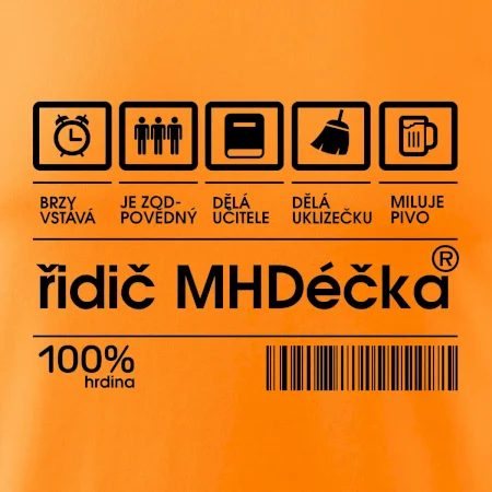 Čárový kód -  Řidič MHD