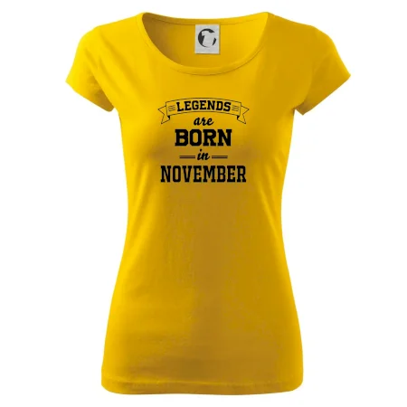 Legends are born in November