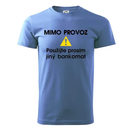 Mimo provoz - použijte jiný bankomat