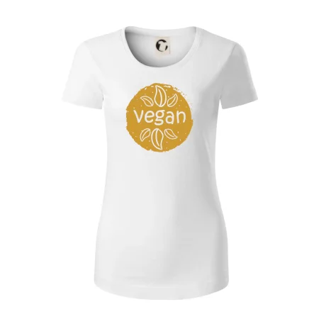 Vegan hnědá kruh