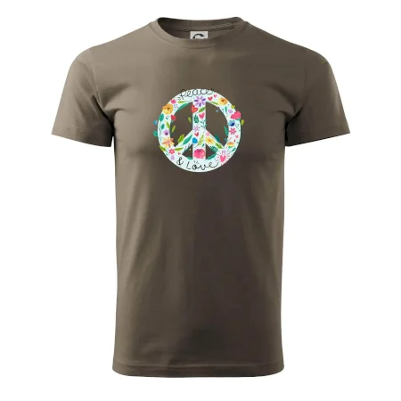 Peace and love symbol