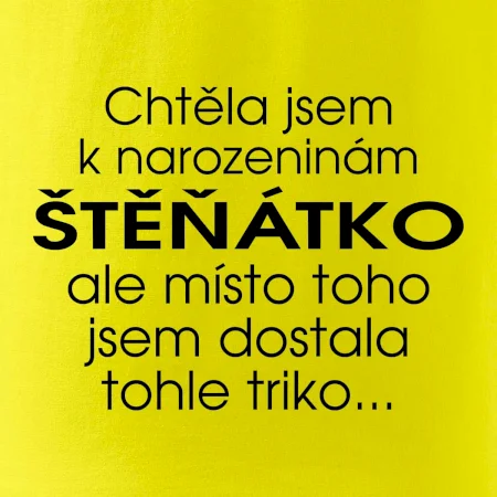 Chtěla jsem dostat k narozeninám štěňátko