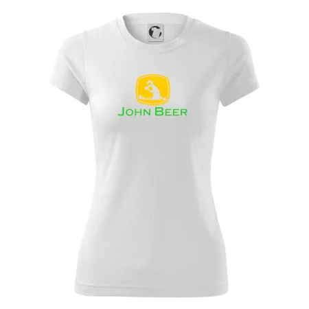 John Beer jelen s pivem