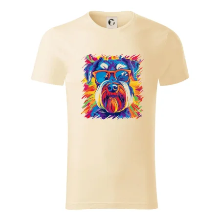 Knírač barevný styl 70s