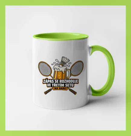 Badminton třetí set na baru