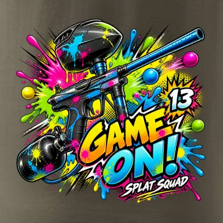 Barevná exploze game on paintball