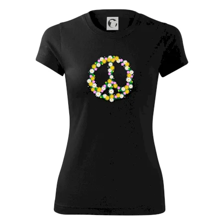 Peace symbol kopretiny