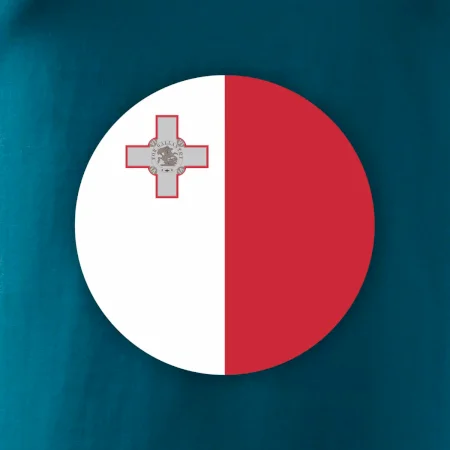 Vlajka Malta kulatá na prso