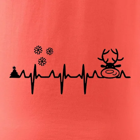 EKG Vánoce Vločky a sob