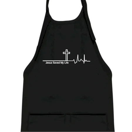 Jesus Saved My Life kříž ekg