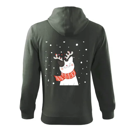 Kočka se sobími rohy