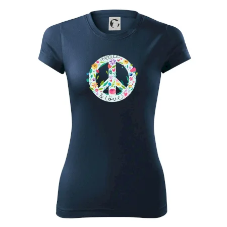 Peace and love symbol