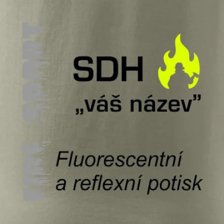SDH Váš název - FLUO + Reflexní potisk
