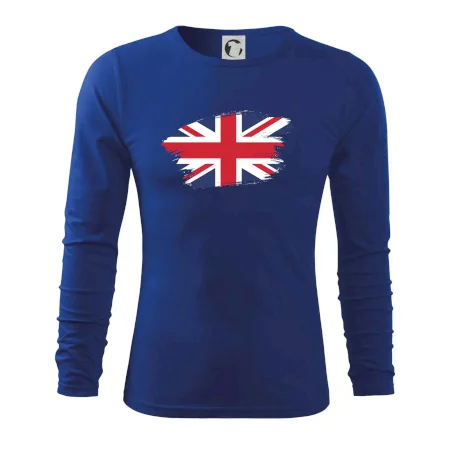 Britská vlajka roztrhaná