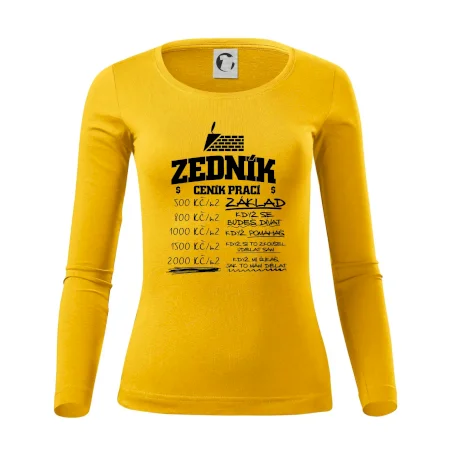 Ceník zedníka - cena za metr