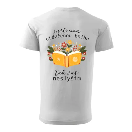 Jestli mám otevřenou knihu, tak vás neslyším