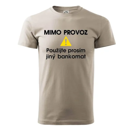 Mimo provoz - použijte jiný bankomat