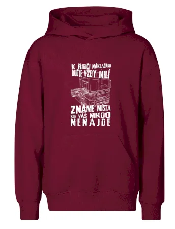 K řidiči náklaďáku buďte vždy milý