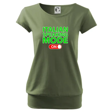 Italian speaking mode - ON