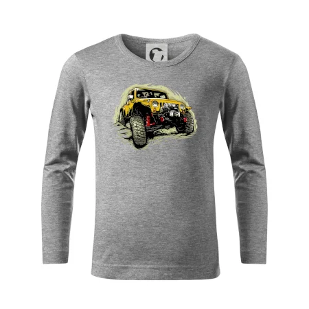 Žlutý offroad s navijákem